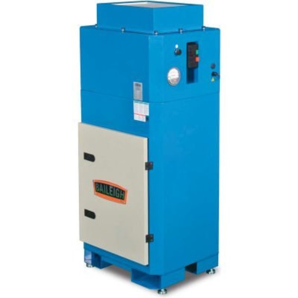 Baileigh Industrial Holdings Baileigh Industrial Heavy Duty Metal Dust Collector, 110V, Single Phase, 1.5 HP, MDC-1200-HD 1017633